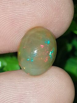 พลอย โอปอล Opal 3.84 กะรัต (Cts.) พลอยแท้ อัญมณีมงคลประจําวันเกิด เครื่องประดับพลอย