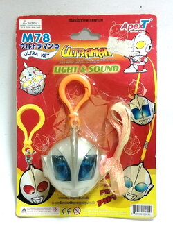 พวงกุญแจ เอเพคทอย ApexToys Key Chain หน้าอุลตร้าแมน อีลิท Ultraman Elite ของเก็บในแพค ไม่เคยแกะ แพคมีรอยและงอตามขอบมุม ขายตามสภาพงานเก่า