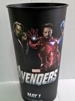 แก้วน้ำโรงหนัง ไม่มีท๊อปเปอร์ Avenger May1, Age of Ultron