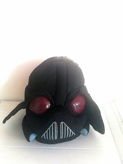 ของสะสม พวงกุญแจหัวดาร์ธเวเดอร์ Darth Vader, Star Wars งานผ้าจาก Angry Bird-Star Wars