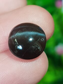 พลอย ตาแมว สแคปโพไลท์ Cat eye Scapolite 5.36 กะรัต (Cts.) พลอยแท้ อัญมณีมงคลประจําวันเกิด เครื่องประดับพลอย