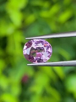 พลอย ชมพู พิ้ง แซฟไฟร์ Pink Sapphire ดิบ Unheated 1.17 กะรัต (Cts.) พลอยแท้ อัญมณีมงคลประจําวันเกิด เครื่องประดับพลอย