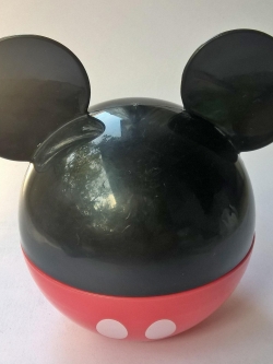 ชุดกล่องใส่อาหาร-กล่องข้าว มิกกี้เมาส์สีแดง-ดำ Mickey Mouse ของสะสม เซเว่น อิเลฟเว่น