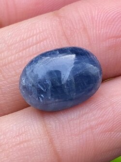 พลอย ไพลิน Blue Sapphire 10.75 กะรัต (Cts.) พลอยแท้ อัญมณีมงคลประจําวันเกิด เครื่องประดับพลอย