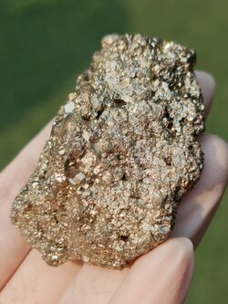 ก้อนผลึก ไพไรท์ Raw Rough Pyrite 94.0 กรัม (Grams) พลอยแท้ อัญมณีมงคลประจําวันเกิด เครื่องประดับพลอย