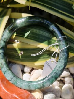 JB6711128 หยก พม่า แท้ Jade กำไลหยก (Jadeite bracelet) พม่า (Myanmar) 50.9 มม.