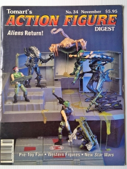 ขายนิตยสารแนวการ์ตูน ของสะสม Tomart's ACTION FIGURE DIGEST, No.34 November 1996 ฉบับภาษาอังกฤษ ในเล่ม Aliens Return! Pre-Toys Fair Western Figures New Star Wars