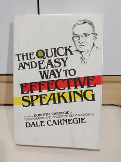 มือ2,มีหลายภาพ,**มีตำหนิตามภาพ, หนังสือภาษาอังกฤษ The quick and easy way to effective speaking โดย Dale Carnegie ฉบับ ปรับแก้โดย Dorothy Carnegie