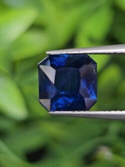 พลอย ไพลิน blue sapphire 1.92 กะรัต (Cts.) พลอยแท้ อัญมณีมงคลประจําวันเกิด เครื่องประดับพลอย