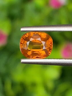 พลอย บุษราคัม Yellow Sapphire 1.30 กะรัต (Cts.) พลอยแท้ อัญมณีมงคลประจําวันเกิด เครื่องประดับพลอย