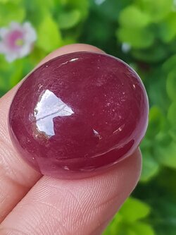 พลอย ทับทิม (Ruby Sapphire) 64.29 กะรัต (Cts.) พลอยแท้ อัญมณีมงคลประจําวันเกิด เครื่องประดับพลอย