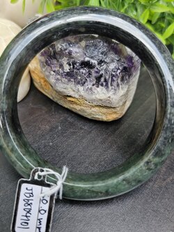 JB68041096 หยก พม่า แท้ Jade กำไลหยก 62.2 มม. (Jadeite bracelet) พม่า (Myanmar)