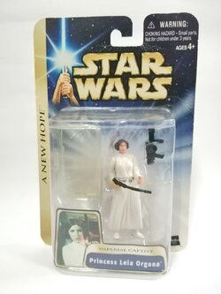 ชุด AFC แพคฟ้า PRINCESS LEIA ORGANA จากภาพยนตร์ STAR WARS EP.4 A.NEW HOPEแพคสภาพดี ยังไม่แกะ