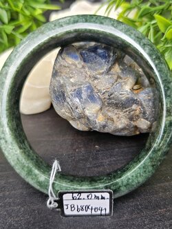 JB6804041 หยก พม่า แท้ Jade กำไลหยก 62.0 มม. (Jadeite bracelet) พม่า (Myanmar)