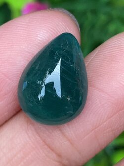 พลอย แกรนดิเดียร์ไรท์ Grandidierite 8.74 กะรัต (Cts.) พร้อมใบเซอร์ พลอยแท้ อัญมณีมงคลประจําวันเกิด เครื่องประดับพลอย