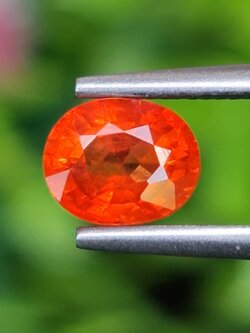 พลอย บุษราคัม Yellow Sapphire 1.11 กะรัต (Cts.) พลอยแท้ อัญมณีมงคลประจําวันเกิด เครื่องประดับพลอย