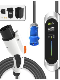 เครื่องชาร์จ EV 32A 1เฟส 220V Type.2 ใช้ในบ้าน / แบบพกพา