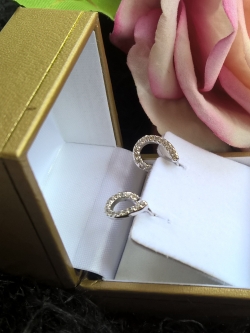 ต่างหูเพชร Costume Jewelry เพชร CZ รุ่น VANA แบรนด์ Shali