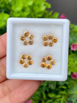 พลอย เพทาย Natural Zircon 20 เม็ด (Pcs.) 5.46 กะรัต (Cts.) พลอยแท้อัญมณีมงคล ประจําวันเกิด เครื่องประดับพลอย