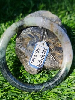 JB6711058 หยก พม่า แท้ Jade กำไลหยก (Jadeite bracelet) พม่า (Myanmar) 50.3 มม.