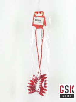 สร้อยคอลายหิน ทรงเมล็ดข้าว