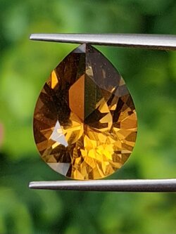 พลอย ซิทริน Citrine 8.00 กะรัต (Cts.) พลอยแท้ อัญมณีมงคลประจําวันเกิด เครื่องประดับพลอย