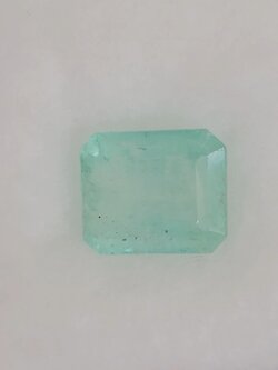 พลอย มรกต โคลัมเบีย Colombian Emerald 6.23 กะรัต (Cts.) พร้อมใบเซอร์ พลอยแท้ อัญมณีมงคลประจําวันเกิด เครื่องประดับพลอย