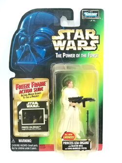 ชุด AFC แพคเขียว PRINCESS LEIA ORGANA with ปืน Blaster Rifle และ ปืนยาว Long Barrelrd Pistol จากภาพยนตร์ STAR WARS ,The Power of the Force แพคสภาพดี