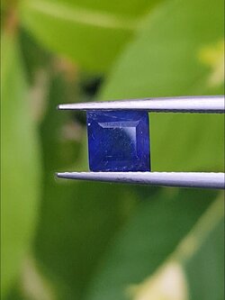 ไพลิน (Blue Sapphire) 1.78 กะรัต (Cts.) พลอยแท้ อัญมณีมงคลประจําวันเกิด เครื่องประดับพลอย