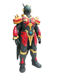 ซอฟ เอเลียนแบทชุดใหม่ในอุลตร้าแมนซาก้า เป็นตัวนำไฮเปอร์เซ้ทต้อนมายังโลกและภายหลังก็คืนชีพและสู้กับซีโร่อีกครั้งในอุลตร้าซีโร่ไฟท์ ขนาด 7 นิ้ว bandai china 2011 สภาพดี, Soft 7" Alien Bat from Ultraman Saga