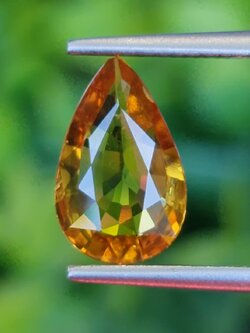 พลอย บุษราคัม yellow sapphire 1.62 กะรัต (Cts.) พลอยแท้ อัญมณีมงคลประจําวันเกิด เครื่องประดับพลอย