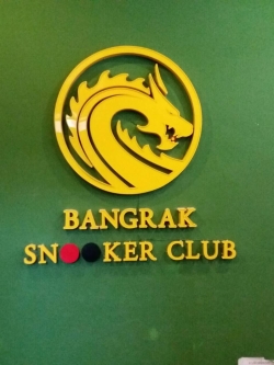 ป้ายไฟออกหน้า BANGRAK SNOOKER CLUB