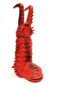 ซอฟ7นิ้ว สัตว์ประหลาด ทวินเทล จากอุลตร้าแมนแจ๊ค ขนาดประมาณ 8 นิ้ว สภาพดี งาน japan 1989 Soft Monster Twin Tail from Ultraman Jack