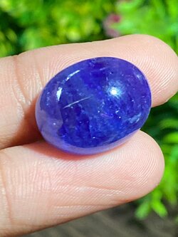 พลอย แทนซาไนท์ Tanzanite 25.93 กะรัต (Cts.) พลอยแท้ อัญมณีมงคลประจําวันเกิด เครื่องประดับพลอย