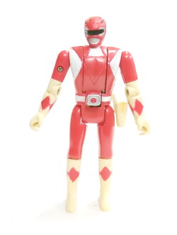 ตุ๊กตาแปลงร่าง***ระบบแปลงร่างชำรุดกดได้แต่หมุนกระดกไม่ดีนัก กลไกหักชำรุดนิดหน่อย ไม่มีปั๊ม ,ไทแรนโนเรนเจอร์ จากขบวนการ จูเรนเจอร์ /เพาเวอร์เรนเจอร์ ขนาดตามรูป กดปุ่มที่เข็มขัด หัวกระดกพับ แปลงร่างได้ สภาพดีมีรอยบ้าง