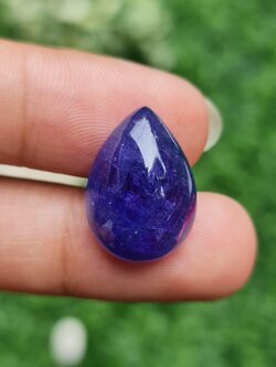 พลอย แทนซาไนท์ Tanzanite 20.60 กะรัต (Cts.) พลอยแท้ อัญมณีมงคลประจําวันเกิด เครื่องประดับพลอย