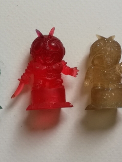 ตุ๊กตุ่น แอ๊นท์ 1.5" ตุ๊กตุ่นยางไส 6 ตัว มดแดง SD ยืนฐาน Masked Rider Ants set