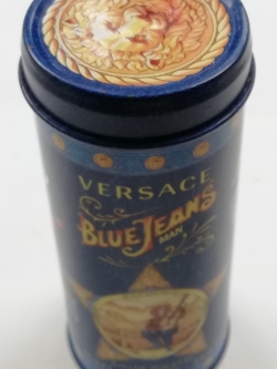ของสะสม กล่องสังกะสี (กล่องโลหะ) กล่องน้ำหอม เวอซาเช่ บลูยีนส์แมน VERSACE BLUE JEANS MAN