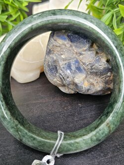 JB6804046 หยก พม่า แท้ Jade กำไลหยก 62.0 มม. (Jadeite bracelet) พม่า (Myanmar)