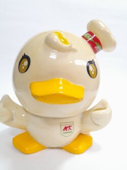 ซอฟแข็ง พรีเมี่ยมMkสุกี้ เป็ดเอ็มเคสุกี้MK(1) งานเก่าสภาพสะสม สภาพดีมีรอยบ้างขนาดใหญ่หนักแข็ง ขนาดตามรูป แยกหัวได้