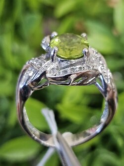 แหวน พลอย เพอริดอต Peridot (Size) 57