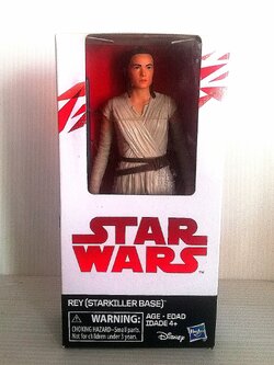 ฟิกเกอร์ เรย์ สกายวอล์คเกอร์ ขนาดตามภาพ จาก ภาพยนต์ สตาร์วอร์ Rey Skywalker, Star Wars งาน Hasbro