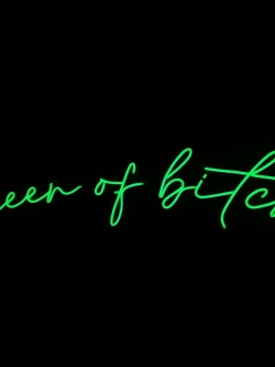 ป้ายไฟนีออนดัด - สีเขียว