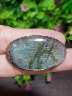 พลอย ลาบราดอไรต์ Labradorite 56.70 กะรัต (Cts.) พลอยแท้ อัญมณีมงคลประจําวันเกิด เครื่องประดับพลอย