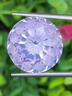 พลอย ลาเวนเดอร์ ควอตซ์ Lavender Quartz 17.72 กะรัต (Cts.) พลอยแท้ อัญมณีมงคลประจําวันเกิด เครื่องประดับพลอย