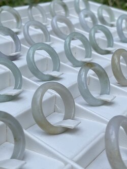 แหวนหยก (jadeite) Size 60 หยก พม่า แท้ (Myanmar Jade) Type A