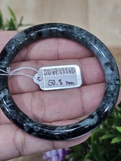 JB6711165 หยก พม่า แท้ Jade กำไลหยก (Jadeite bracelet) พม่า (Myanmar) 50.8 มม.