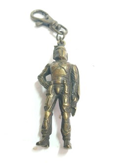 พวงกุญแจโลหะ โบบาเฟต นักกล่าเงินรางวัล จาก สตาร์วอส์ ขนาดตามรูป มีน้ำหนักทำจากเหล็ก สภาพดี
