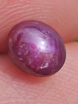 พลอย ทับทิม สตาร์ แซฟไฟร์ Ruby Star Sapphire 1.92 กะรัต (Cts.) พลอยแท้ อัญมณีมงคลประจําวันเกิด เครื่องประดับพลอย