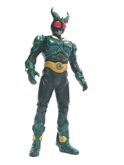 ซอฟ7นิ้ว ไรเดอร์ กิลล์ จากภาพยนตร์ ไรเดอร์ อากิโตะ สภาพดี งานปี 2001 มีรอยเล็กน้อยมากๆ